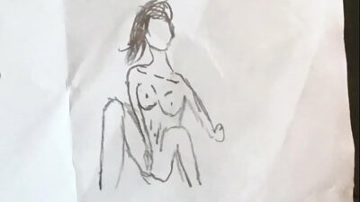 Barmaid Drawn Porn Pic