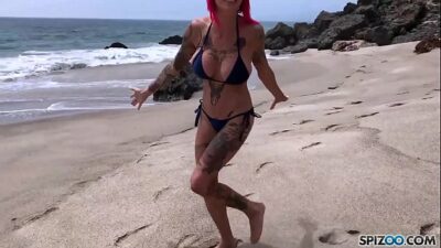 Girl Stanger Beach Porn
