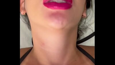 Sexy Girl Pink Lipstick Porn