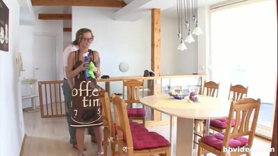 German Mature Kitchen Porn